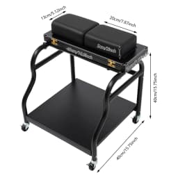 Portable Foot Baths Trolley Footbath Cart Nail Stool with Wheels For Foot Manicure Massage Rest