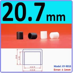 White Silicone Rubber Round End Cap Dust Seal Blanking End Stopper Protection Cover For Pipe Tube Furniture Pads 3mm-68.5mm