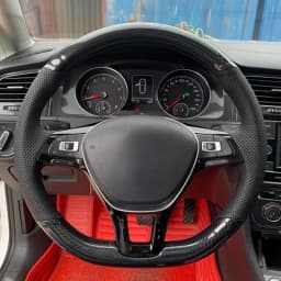 Anti-Slip Suede Leather Car Steering Wheel Braid Cover For Volkswagen VW Golf 7 Mk7 New Polo Jetta Passat B8 Tiguan Sharan