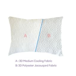 Cooling Pillow Memory Foam Pillows with Zipper Adjustable Firmness for Sleeping Cold Pillow (Two Sides Design)