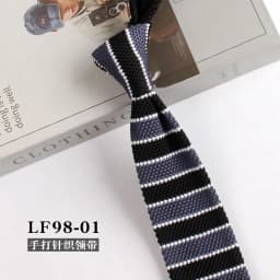 Striped Knitted Neckties For Men Narrow Retro Knitting Neck Tie Korean Style Casual Cravat Shirts Accessories Suit Neckwear