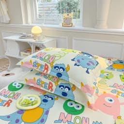 2 PCS Pillowcase Colorful Stripe Pillow Case Bedding Black Pillow Cover Envelope Pillow Case Cover Nordic Sling