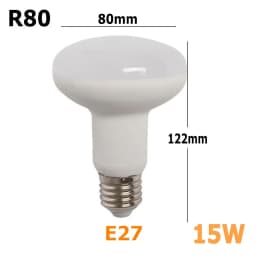 High Brightness R39 R50 R63 R80 LED Reflector Bulb E14 E27 220V 6W 9W 12W 15W Energy Saving Spotlight Illas Lampada Ampoule