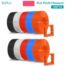 SUNLU 10KG PLA/PLA PLUS Filament 1.75mm 1KG Without Tray 3D Printer Filament for 3D Pen & Refill Filament