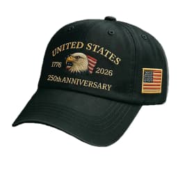 ABLECAP 250th Anniversary Hat USA Patriotic Baseball Caps Eagle Embroidered Baseball Hats for Men Women 250 Year Anniversary Cap