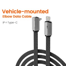 Toocki PD 60W USB C To USB C Cable 90° Elbow Cable Fast Charge For iPhone 16 15 Pro Samsung S24 USB C To iPhone For 8-14 Series