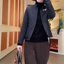 Slim Fit Short Lightweight down Cotton Jacket Women's Early Spring Fashionable Warm Thin Outerwear Small Cotton Coat