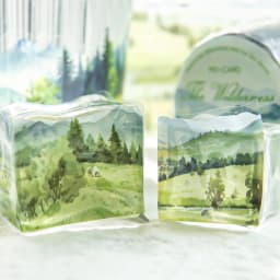 30mm * 2m/roll vintage Ins mountain plain island scenery PET stickers creative decoration DIY handmade scrapbook masking tape