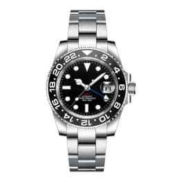 Custom Logo New Men Mechanical Wristwatch Jubilee Stainless NH34 GMT Watch Sapphire Glass Men Watches hombre