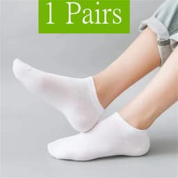 Men's Thin Boat Socks Summer Blending Plain Color Mens Casual Breathable Sweat Absorbing Calibration 1-50 Pairs