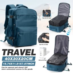 Ryanair 40x30x20 Cabin Backpack, Wizzair Easyjet Backpack Vacuum Backpack Hand Luggage Men Laptop Backpack,Vacuum Storage Bag