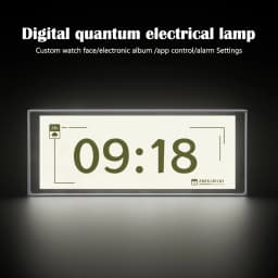 Smart RGB Quantum Clock Night Light IPS Bluetooth APP Control DIY Gaming Dispaly Screen For Gaming Room Bedroom Decor