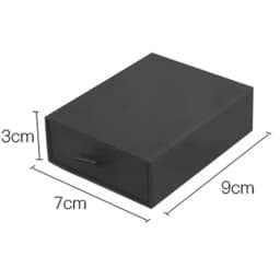 Multiple-Use Jewelry Packaging Box for Necklace, Bracelet, and Ring in Pink/White/Black