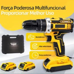 Kit Ferramentas Elétricas 26V 47 Peças Com Maleta Para Reparos, Montagens E Trabalhos De Precisão