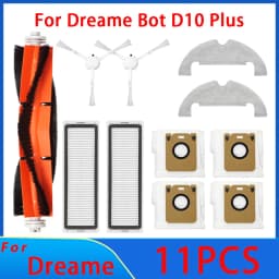 Dust Bag Dreame Bot D10 Plus Accessories RLS3D Robot Vacuum Cleaner Bags Dirty Bag Replacement Spare parts