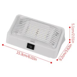 LED RV Porch Utility Light 12/14V Waterproof Rv LED Outdoor Light High Brightness RV Exterior Lamp Lighting Equipment For RV
