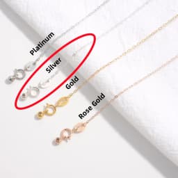 ZHUKOU,Real Pure S925 Sterling Silver Simple O shape Collarbone Necklace for DIY Pendant Adjustable length women's Necklace SL1