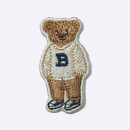 Cute Bear Embroidered Patches Iron on Sewing on Cartoon Patch for Clothing DIY Applique Decorative Emblem Accessories Stickers