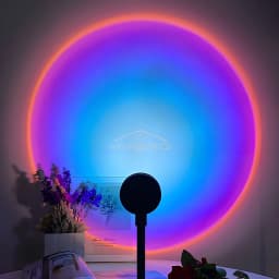 Usb Sunset Lamp Colorful Gradient Led Home Background Decoration Photography Mood Lights Flexible Decorative Atmosphere Lamps