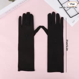 Sunscreen Stretch Women Anti UV Mid-long Breathable Glove For Spring Summer Thin Gloves