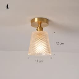 Modern Pendant Ceiling Lamp with Glass Shade for Kitchen Aisle Balcony Bedroom Home Art Deco Led Ceiling Lights Fixtures E27