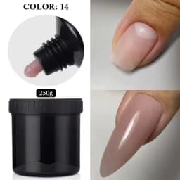 MSHARE 250g Clear Acrylic Gel Hard Gel For Nail Extension Pink Nude White Acrygel Hema TPO Free Builder Nail Gel French Nail Art