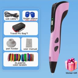 New 3D Pen 3D Printing Pen for Children 1.75mm PLA Filament DIY Drawing Birthday Christmas Gifts for Kids