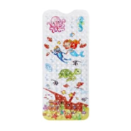 Large Cute Cartoon PVC Bath Mat Anti-Slip Shower Bathtub Mats With Sucker Soft Massage Pad Kid's Elder Bathroom Carpet Rug