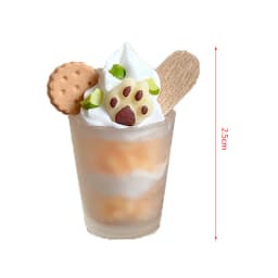 1/2pcs Drink Ice Cream Cups Cocktail Glass Model Pretend Play Mini Food Fit Play House Toy Doll Accessories Dollhouse Miniature