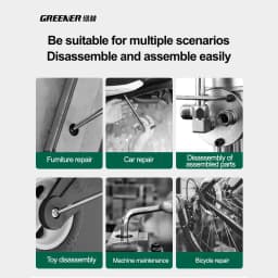 GREENERY Highstrength Allen Key Hex Wrench Set MultiSize Hexagon Spanner Metric Wrench L Type Hex Key For Socket Screws