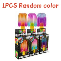 Fidget Squishy Toys Popsicle Squeeze Funny Gradient Color Super Soft Stress Relief TPR Material Safe Party Adults Creative Gifts