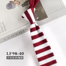 New Trendy British Casual Knitted Ties For Men Narrow Flat 6cm Width Striped Neckties College Boys Shirt Accessories Suit Cravat