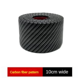 2M/4M/5M Car Door Protector Carbon Fiber Black Body Side Skirts Edge Guards Decorative Strip Anti-Scratch Protection Stickers