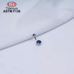 G23 Titanium 5A Round Zircon Belly Button Rings Body Piercing Internal Thread Navel Piercing Belly Ring Body Jewelry For Women