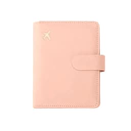 Leather Passport Holder Covers Case Waterproof Travel Credit Card Wallet Cute Passport Book for Women/Men Buckle Passport Cover