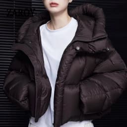 ZAROY Winter Women Cotton Jacket Coat Casual Solid Hooded Outwear Parkas Korean Style Zipper Pocket Thickened Warm Outerwear