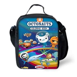 Child School Cartoon O-Octonauts Backpack with Lunch Bags ,Pencil Bags ,School Bags for Boys Girls Best Gift