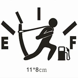 Creative Funny Car Gas Tank Cap Decorative Stickers Car Gas Tank Gauge Stickers Car Decal Decor Exterior Accessories