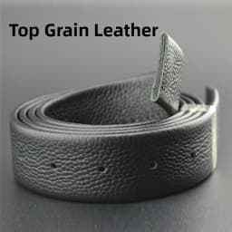 Double-Sided Pure Cowhide Belt No-Head Male Pin Buckle Genuine Leather Belt Strips Non-Head Punching Pants Waist Belt Body