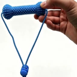 Bite-Resistant Dog Teething Stick Anti-choking Chew-resistant Pet Teeth Cleaning with Rope Dog Chew Stick Interactive Tug