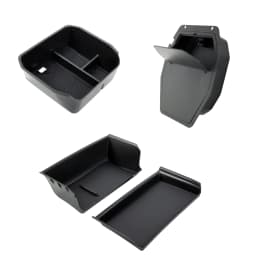 For Land Rover Defender 90 110 130 2020 2023 2024 Center Console layered Storage Box Armrest Storage Box Hidden Organizer Tray