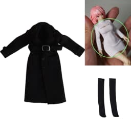 French Style Overcoat For 1/12 SNAIL SHELL romankey figure figma shf TBL ANT Mecha Girl Azone 1/12 picco neemo Doll Clothes