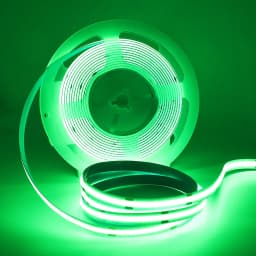 DC 12V 24V COB Strip 320Leds/M High Density RA90 White Pink Yellow Ice Blue Red Green Flexible Ribbon Rope LED Light