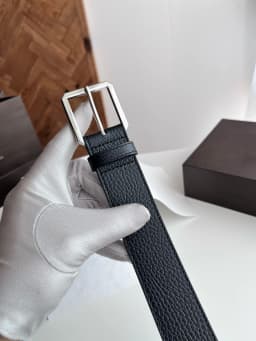 High Quality 3.5cm Leather Business Men Belt Luxury Brand Designer famous Belts for men Jeans Strap Male Metal Buckle Belt