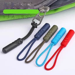 10/20pcs Zipper Pull Puller End Fit Rope Tag Replacement Clip Broken Buckle Fixer Zip Cord Tab Travel Bag Suitcase Tent Backpack