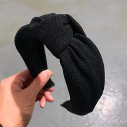 High-End Fabric Knotted Headband Wide Edge Non-Slip Hairband Fashion Women's Hair Accessories