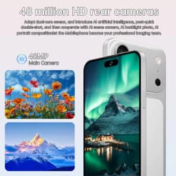 K-Touch NEW 15T Pro Mobile Phones Face Unlocked Smartphone 7.3 Inch Android Cell Phone 16+48MP 5G Dual Card Dual Standby 7800mAh Global Version Cellphones For Men Women