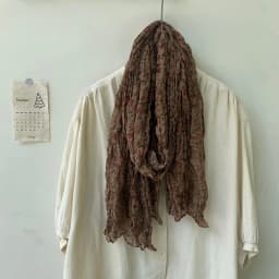 Spring and Autumn New Crumpled Small Floral Scarf Retro Mori Pastoral Silk Shawl Fashion Trend