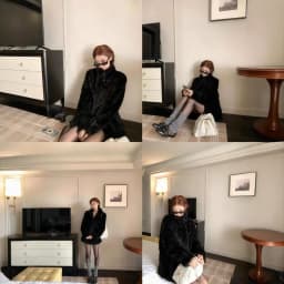 Women Faux Shearling Fur Coats Solid Fur Jackets Cotton Linen Stand Collar Long Sleeves Single Breasted Loose Casual 2026 Winter