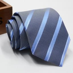 Classic Stripe Necktie Men Business Formal Wedding Tie 8cm Blue Black Pink Red Neck Ties Fashion Shirt Dress Accessories